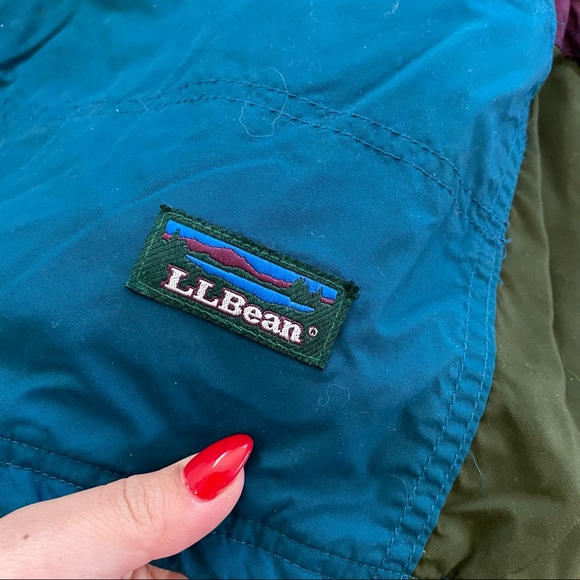 LL Bean Vintage Aztec Colorblock Insulated Pullover - Picture 8 of 9